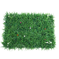 Mur végétal artificiel, panneaux muraux en gazon artificiel, panneaux muraux en feuilles de plantes succulentes, panneaux en plastique pour fond de scène, panneaux en buis pour la décoration de la maison
