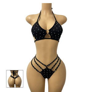 Yingli - Traje de Encaje Negro para Danza Exótica, Ropa para Bailarinas, Más Vendido - Product Image 6