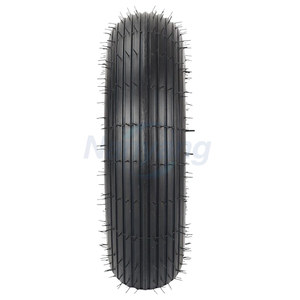 Neumático para Carretilla 4.00-6, Rueda Neumática de Goma de 13 Pulgadas, Rodamiento de 5/8 Pulgadas con Rodamiento Adicional de 3/4 Pulgadas, Cubo Centralizado de 1.75-6 Pulgadas - Product Image 4