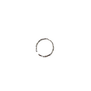 S925 Pure Silver Bamboo <b>Ring</b> Women's Minimalist Arc Design Fine Jewelry Everyday Wear - Product Image 5
