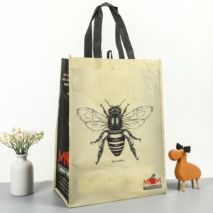 In Logo tùy chỉnh siêu thị sinh thái tái sử dụng <span class=keywords><strong>PP</strong></span> không dệt vải không dệt khâu xe ba chiều có logo - Product Image 5