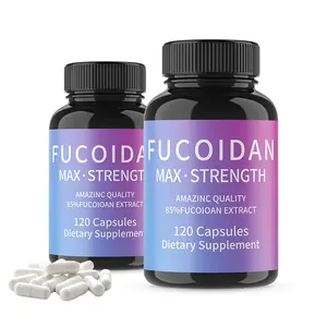 Hoge Kwaliteit Healthife Oem Fucoidan Extract Poeder 500Mg/60Capsule/Fles Fucoidan Capsules