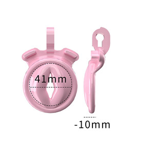 Platte Plastic Mannelijke Kuisheid Apparaat Kleine <span class=keywords><strong>Slave</strong></span> Cock Kooi <span class=keywords><strong>Penis</strong></span> Lock Volwassen Seksspeeltje Voor Mannen - Product Image 5