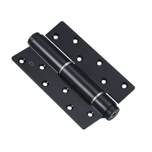Bisagra de puerta hidráulica de cierre suave de 6 pulgadas de alta resistencia, de aleación de aluminio negro mate, con amortiguación silenciosa, para puertas de madera de hoteles de lujo - Product Image 1
