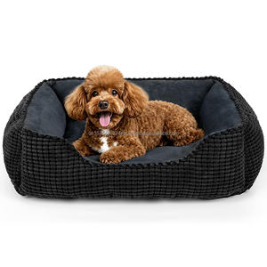 Lit pour chien rectangulaire d'usine pour chiens de petite, moyenne et grande taille, chats, nid pour animaux de compagnie, lit douillet apaisant, canapé pour chiot, lit pour animaux de compagnie - Product Image 2