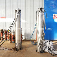 Pompe à eau submersible pour puits profond en acier inoxydable SLAPK, machine de pompage submersible