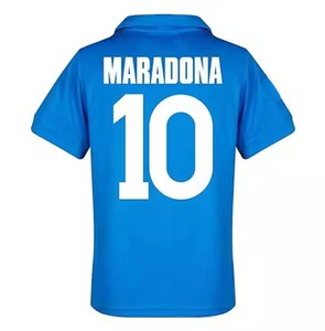 Vente en gros de maillots de football rétro 85 86 87 88 89 90 91 Naples ITALIA Maradona FERRARA <span class=keywords><strong>Careca</strong></span>, maillot de football vintage classique - Product Image 3