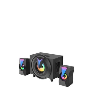 Altavoz Subwoofer Multimedia 2.1 con Bluetooth 5.0, Luz LED USB, Altavoces para Computadora - Product Image 1