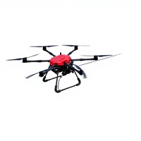 Drone de nettoyage de façade de bâtiment de bureaux en hauteur, nettoyeur automatisé de mur-rideau en verre, évitement d'obstacles, télécommande