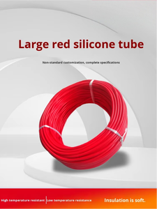 Yüksek Esneklik Ultra Yumuşak Yüksek ve Düşük Sıcaklığa Dayanıklı Hortum Elastik Endüstriyel Sınıf Silikon Kauçuk - Kırmızı Silikon Tüp - Product Image 2