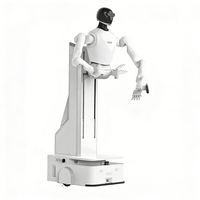 Plataforma Móvil con Brazo Robótico Compuesto, Robot Humanoide con Actuadores de Servoarticulación para Manufactura Inteligente y Logística