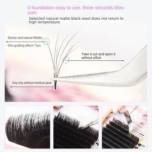 Européen Américain 3D Cheveux Synthétiques Naturels Longs Faux <span class=keywords><strong>Cils</strong></span> 0.05 Curling En Gros - Product Image 2