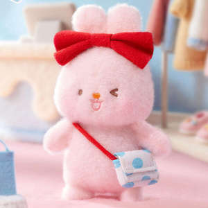 Boîte mystère en peluche <span class=keywords><strong>Momo</strong></span> Bunny Vitality Wardrobe, figurine tendance du lapin <span class=keywords><strong>Momo</strong></span>, joli porte-clés pour sac - Product Image 2