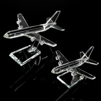 Modèle d'avion de sport Trophée sportif Europe Crystal Clear Folk Art Business Gift UV Printing Large Metal Sports Trophées Poli