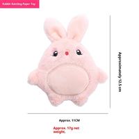 Jouet pour chat interactif apaisant et amusant à mâcher en forme de lapin panda en peluche écologique Snowspaws