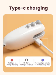 Wholesale Mini Bag Sealer With Cutter Magnetic <b>USB</b> Rechargeable Portable Snacks Food Vacuum <b>Heat</b> Sealing Machine Re-sealer - Product Image 2