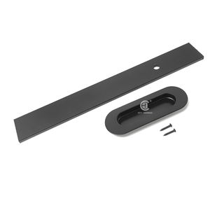 ชุดอุปกรณ์สไลด์ประตูแบบเลื่อนราง6.6ft แบบอ่อนสำหรับประตูโรงนาแบบเดี่ยว - Product Image 4