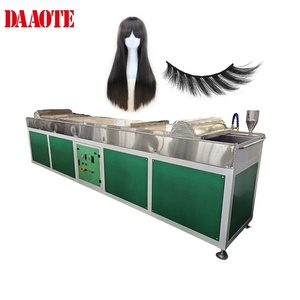 Đầy màu sắc tổng hợp tóc giả tóc nhẹ nhàng dây nhựa sợi filament đùn Máy làm đùn dây chuyền sản xuất - Product Image 1