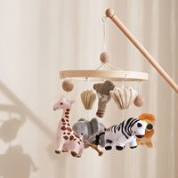 Jouet hochet en peluche douce pour bébé, jouet suspendu pour lit de bébé, clochette sensorielle apaisante pour berceau, décoration de berceau pour nouveau-né