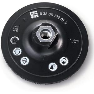 Disco de Pulido y Abrillantado para Pisos M14 con Brida de 100 mm, Espuma para Lijar y Pulir Mármol, Modelo 63806172010 - Product Image 3