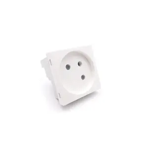 Wholesale 16A 250V Wall Socket Israel Socket Module Israel Power Socket For Power Converter Solar Inverter