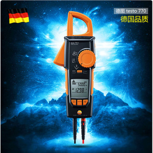 Multimètre numérique Testo 770-3 à pince pour la mesure du courant alternatif/continu, de la tension et des microampères, pour les tests électriques - Product Image 5