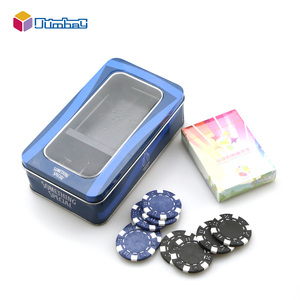 Cartes à jouer et dés en acétate de cellulose personnalisées OEM, boîte fantaisie en plastique - Product Image 2