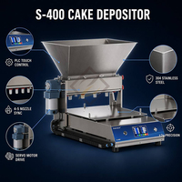 Machine automatique de dépose de pâte à gâteau en acier inoxydable avec système de remplissage multi-buses pour la production de boulangerie commerciale