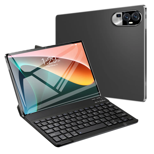 2025  New 15Pro 10.1 Inch Custom 4G LTE Tab 2000*1200 2K Oem 6GB+128GB Android 12.0 Octa Core 2 in 1 Gaming Tablet PC