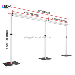 New Arrival Professional Modern Detachable Wedding <b>Backdrop</b> Heavy <b>Stand</b> Aluminum Frame Customized Size for Indoor/Outdoor - Product Image 4