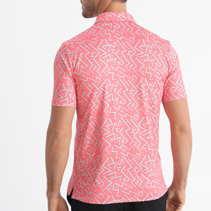 2025 럭셔리 하이 퀄리티 제조 회사 사용자 정의 로고 짧은 소매 골프 의류 남성 폴로 셔츠 골프 셔츠 - Product Image 3