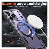 Coque robuste avec support pour iPhone 17 Pro Max, protection de qualité militaire, compatible iPhone 17 Air, 17e, 16, 15 Pro, 14 Plus, 13, 12
