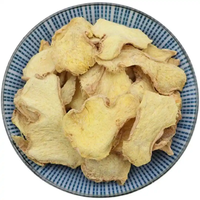 Tranches de gingembre sec Sheng Jiang, gingembre jaune Fuyang Yiyi, aliments naturels de haute qualité, assaisonnement, épices pour régime, pour le thé quotidien