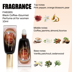 Nouvelle conception d'emballage de luxe, flacon avec logo, parfum de poire, de café, de jasmin, de vanille, parfum <span class=keywords><strong>EDP</strong></span> 10 ml, huile de parfum à la phéromone en roll-on - Product Image 4