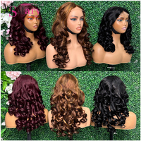 Perruque sans colle 5*5 en cheveux humains vierges SDD, double épaisseur, cheveux naturels vietnamiens bruts, perruque frontale HD 13*4