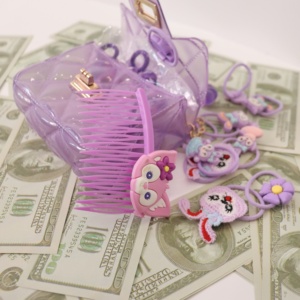 Regalos para Niños, Bandas Elásticas para el Cabello, Juego de Pinzas para el Cabello de Bebé, Juego de Accesorios para Niños con Bolsa de Viaje - Product Image 6