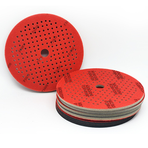 6-дюймовый Автомобильный шлифовальный диск из пенопласта, высокопрочная губчатая пленка из ТПУ с несколькими отверстиями, с крючком для защиты от засорения и петлей - Product Image 1
