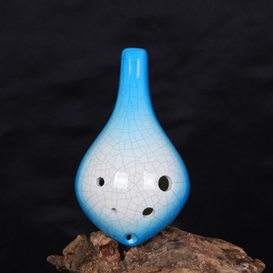 Nueva Ocarina Mini de 6 Orificios con Color Degradado, Instrumento Musical Étnico de Cerámica para Principiantes y Estudiantes, Incluye Tutorial - Product Image 3