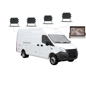 Sistema de Cámara con Monitor de Visión Nocturna Impermeable y Vista Panorámica de 360° con IA para Camiones, Autobuses, Autocaravanas y Campers - Product Image 5