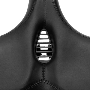 Cómodo sillín de bicicleta, cojín de asiento suave negro para bicicleta de montaña, equipo de ciclismo, Unisex, adultos, 1158 - Product Image 3