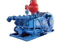 Pompe à boue API 7K F1000 Triplex 1000HP horizontale à piston alternatif simple action pour plateforme de forage pétrolier