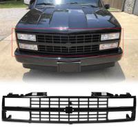 Calandre avant peinte en noir brillant pour Chevrolet C1500 K1500 1988-93 89 90 91 92