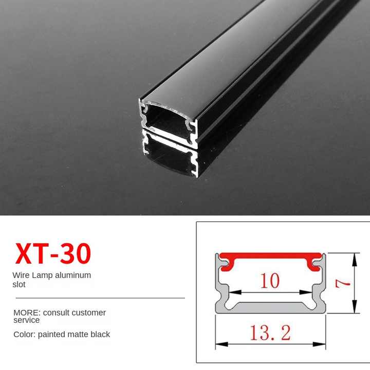 25*15mm LED Channel System U Shape Extrusion LED Profile Aluminum Track for Led Strip Lighting
