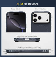 Casing Ponsel iPhone 17 Pro Max Desain Baru TPU TPE Magnetik dengan Penyangga Logam, Anti Benturan Bantalan Udara, dan Holder