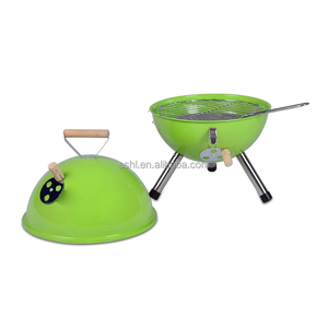 Nhà Sản Xuất 12 Inch Bóng Đá Hình Di Động Than Nướng <span class=keywords><strong>Mini</strong></span> Nướng Thịt Nướng - Product Image 5