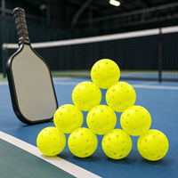 Offre Spéciale : Balles de Pickleball d'extérieur en PP, 26 trous, en plastique durable, pour l'entraînement, les matchs et la vente en gros