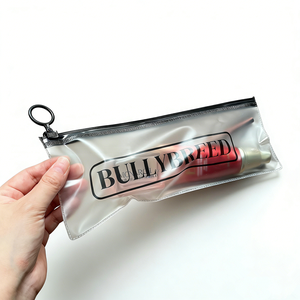 Sacs d'emballage en PVC givré avec fermeture éclair pour bijoux (colliers, boucles d'oreilles) et rangement, personnalisables avec logo, en EVA et PVC, petits pochettes Ziplcok en plastique - Product Image 5