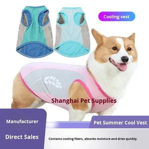 Gilet de refroidissement d'été pour animaux de compagnie, respirant, séchage rapide, design fin, pour petits, moyens et très grands chiens, Corgi, <span class=keywords><strong>bouledogue</strong></span> français - Product Image 3