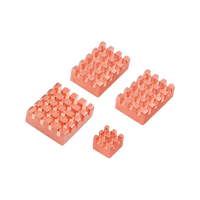 Latest Raspberry PI 5 Copper and Aluminum Alloy Heatsinks CPU Radiator Cooler Passive Cooling Heat Sink Set for Rpi 5