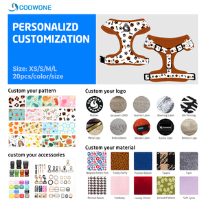 Özel Tasarım Köpek Tasması Seti Marka Logolu Yumuşak Neopren Dolgulu Köpek Tasması Tasarımcı Köpek Tasması ve Tasma Seti - Product Image 3